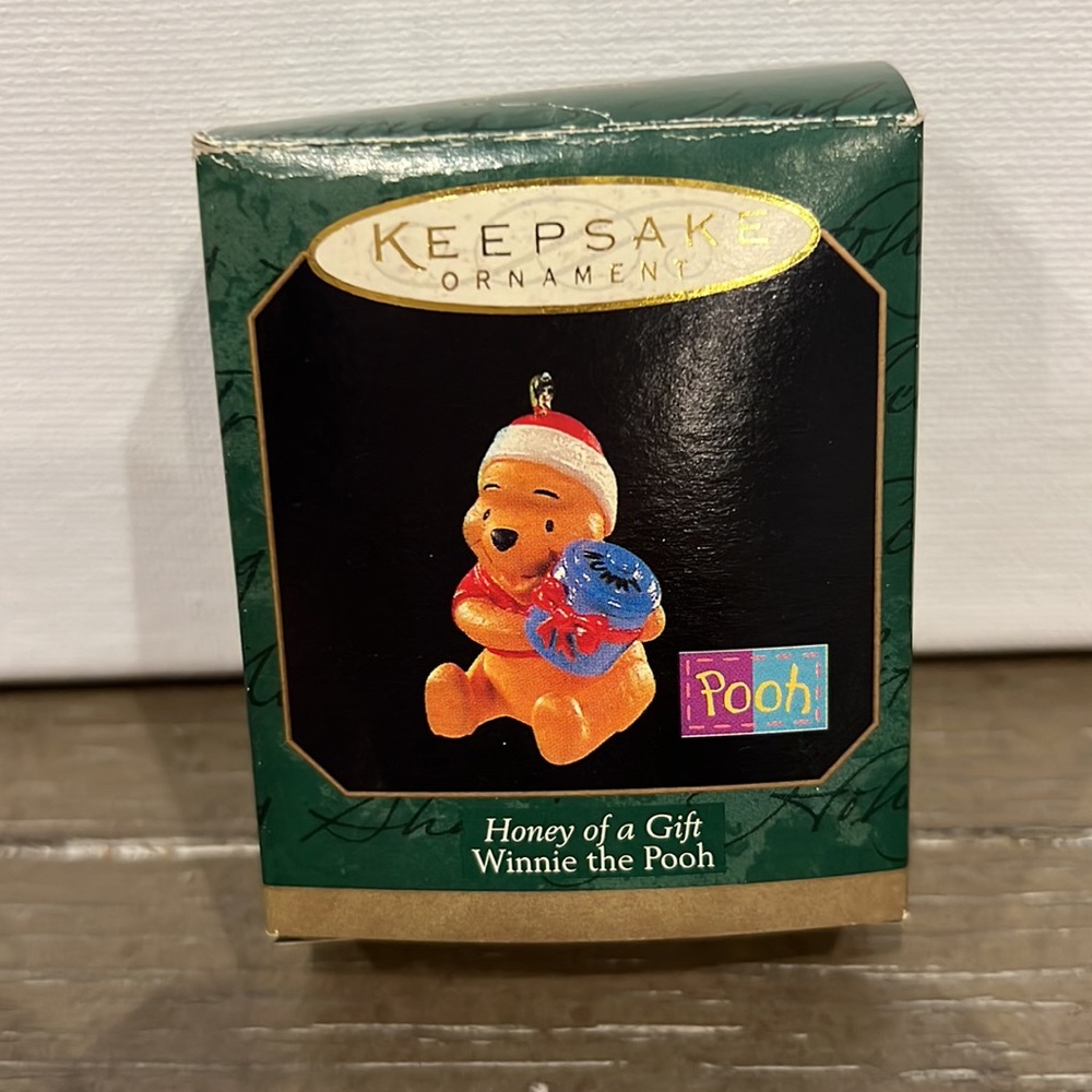3/$25 Miniature hallmark keepsake ornament honey of a gift Winnie the Pooh